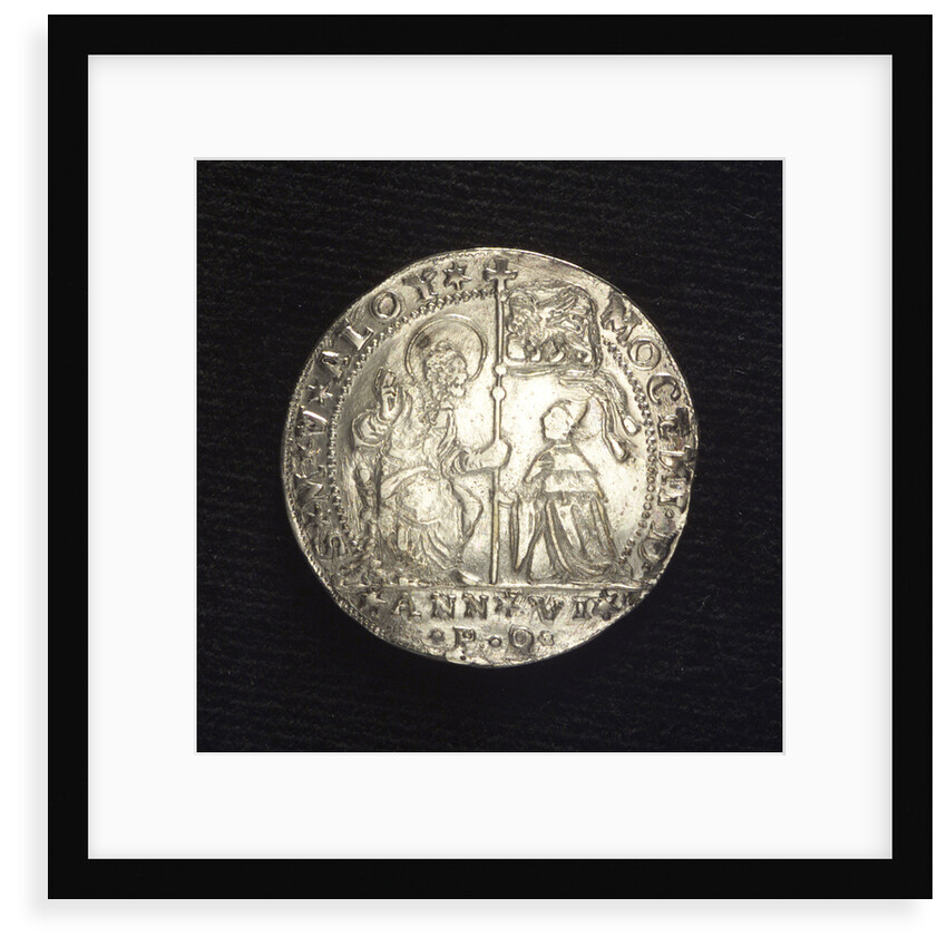 Counter commemorating the launch of the Bucintoro III, 1727; obverse by P. Querini