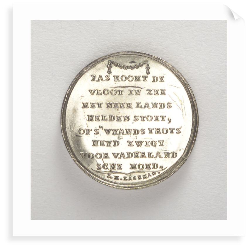 Counter commemorating the Battle of Doggerbank, 1781; reverse by J.M. Lageman
