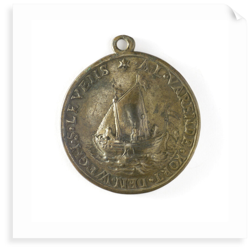Badge of the Boatmen's Guild of the City of Hertogenbosch; obverse by unknown