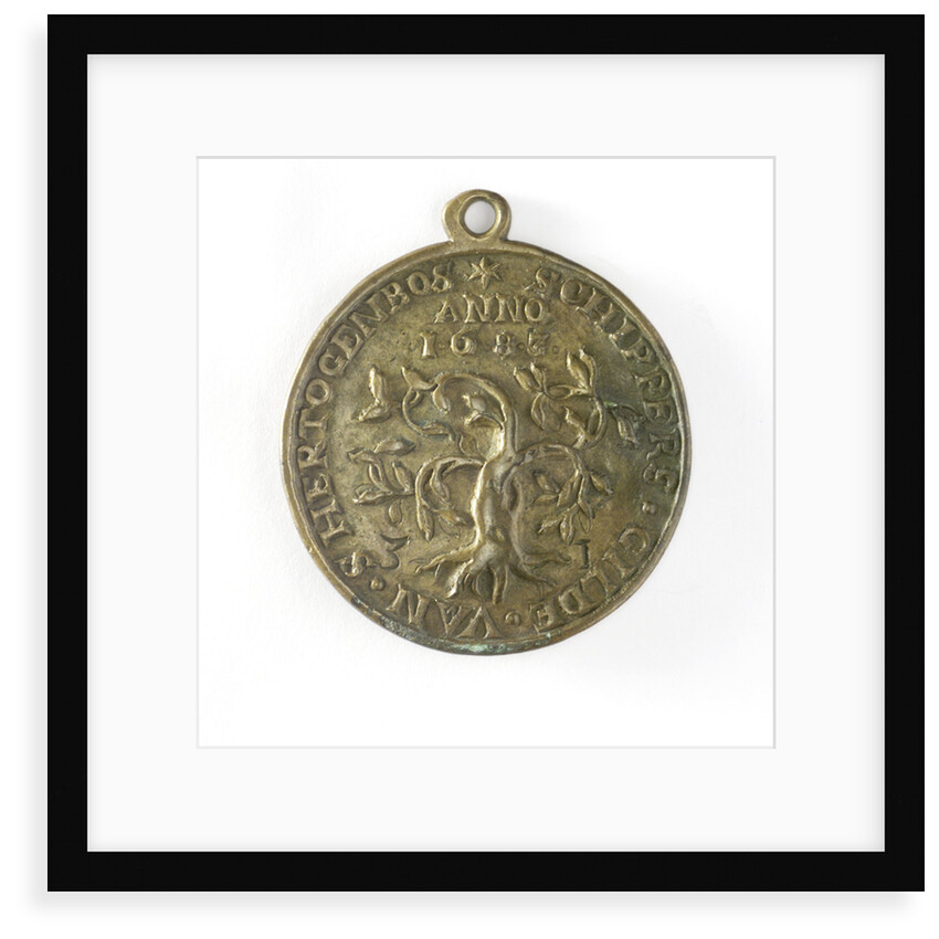 Badge of the Boatmen's Guild of the City of Hertogenbosch; reverse by unknown