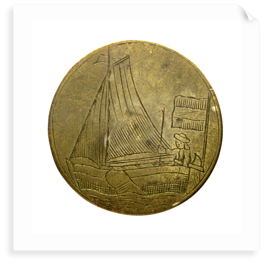 Badge of the Boatmen's Guild of Amsterdam; obverse by unknown