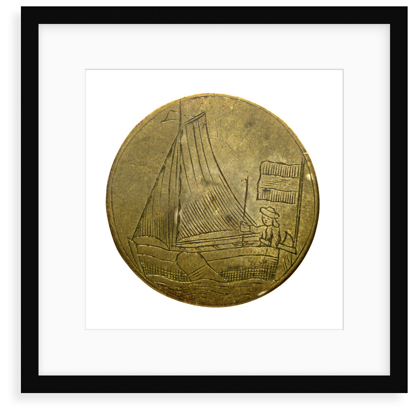 Badge of the Boatmen's Guild of Amsterdam; obverse by unknown