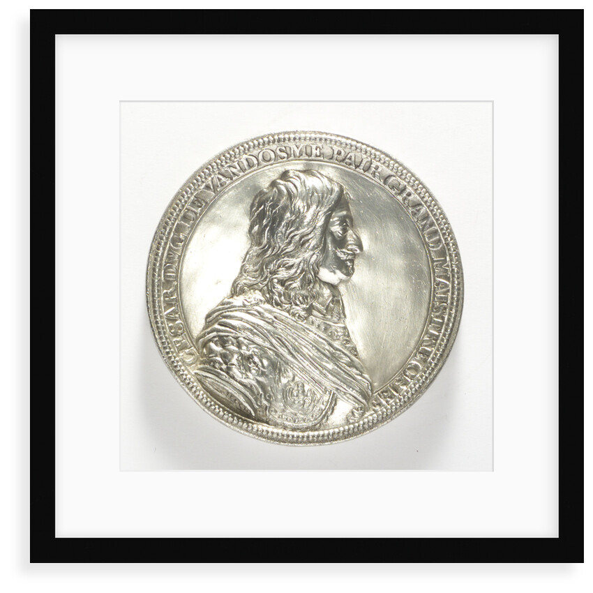 Medal commemorating Admiral César, Duc de Vendôme (1594-1665) by J. Darmand