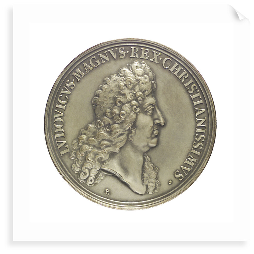 Medal commemorating the defeat of the Dutch and Spanish Fleets off Catania, 1676; obverse by H. Roussel