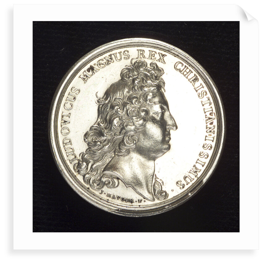 Medal commemorating Toulon being made a naval base; obverse by J. Mauger
