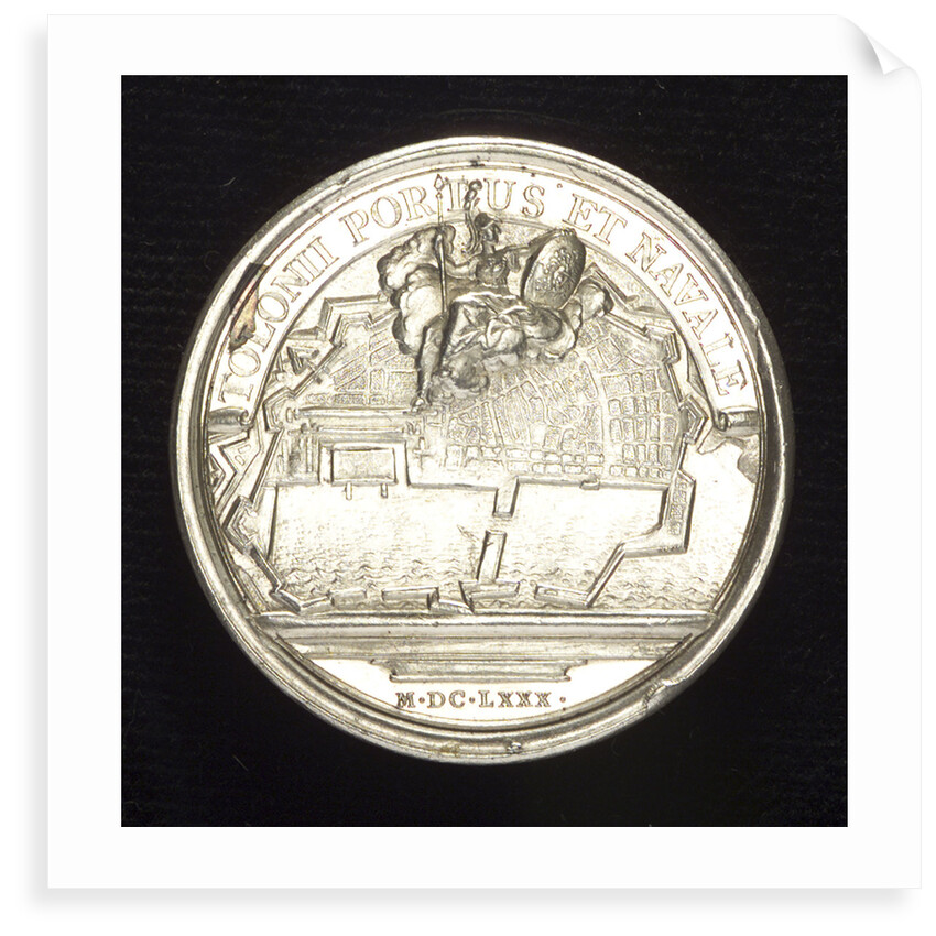 Medal commemorating Toulon being made a naval base; reverse by J. Mauger