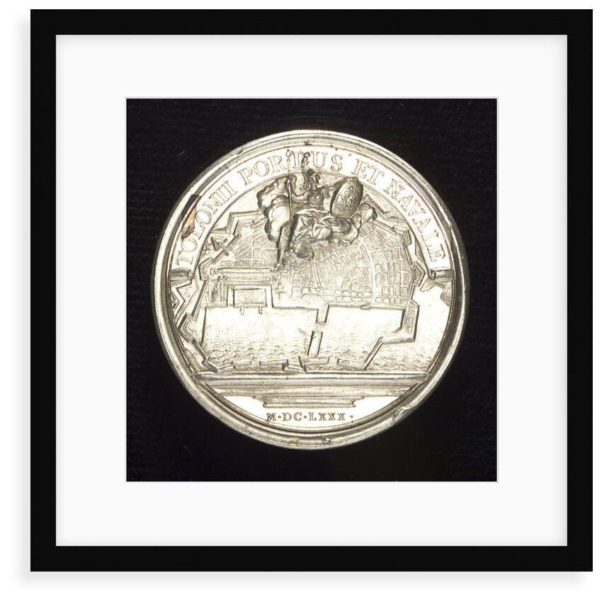 Medal commemorating Toulon being made a naval base; reverse by J. Mauger
