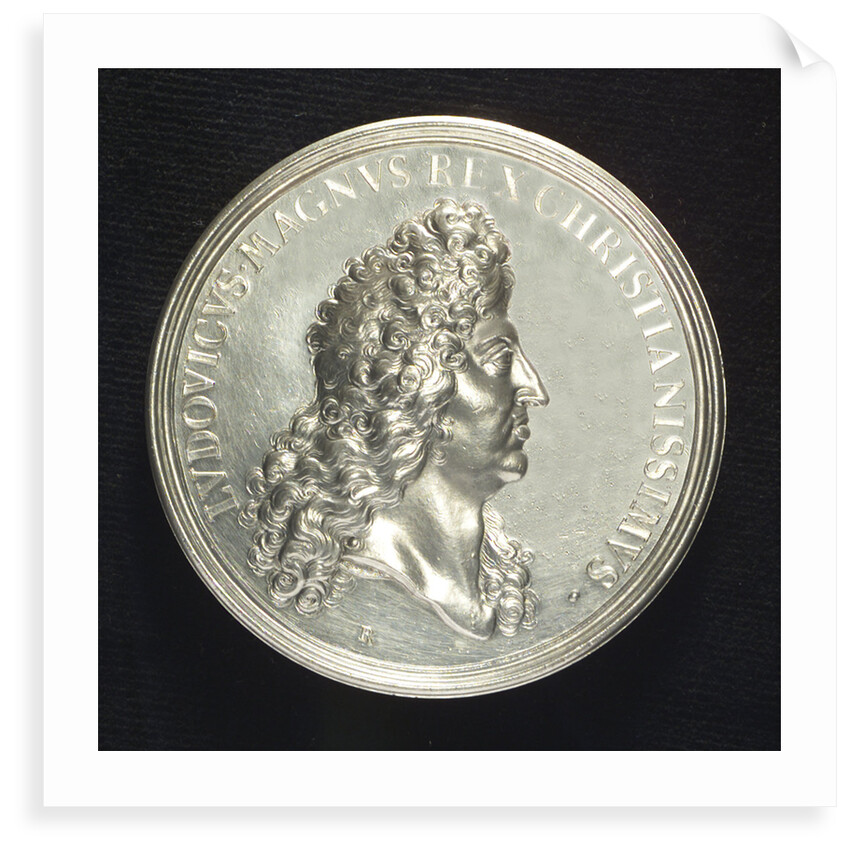 Medal commemorating the action off Beachy Head, 1690; obverse by H. Roussel