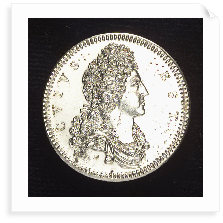 Medal commemorating James the Elder Pretender (1688-1766); obverse by N. Roettier