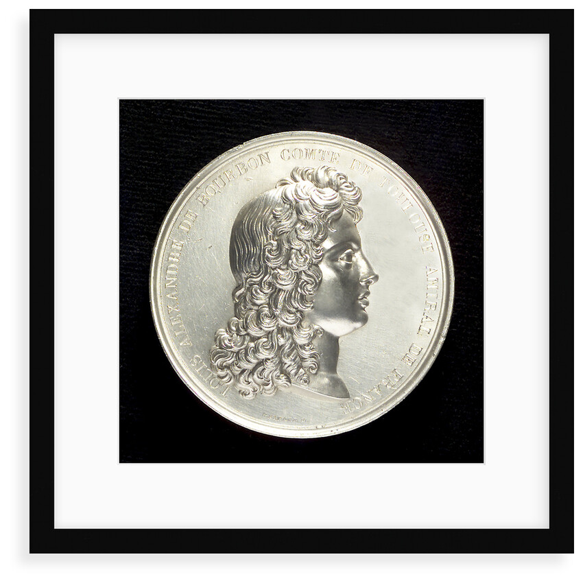 Memorial medal to Admiral Louis Alexandre de Bourbon, Comte de Toulouse (1678-1737), commemorating the action off Malaga 1704; obverse by R. Gayrard