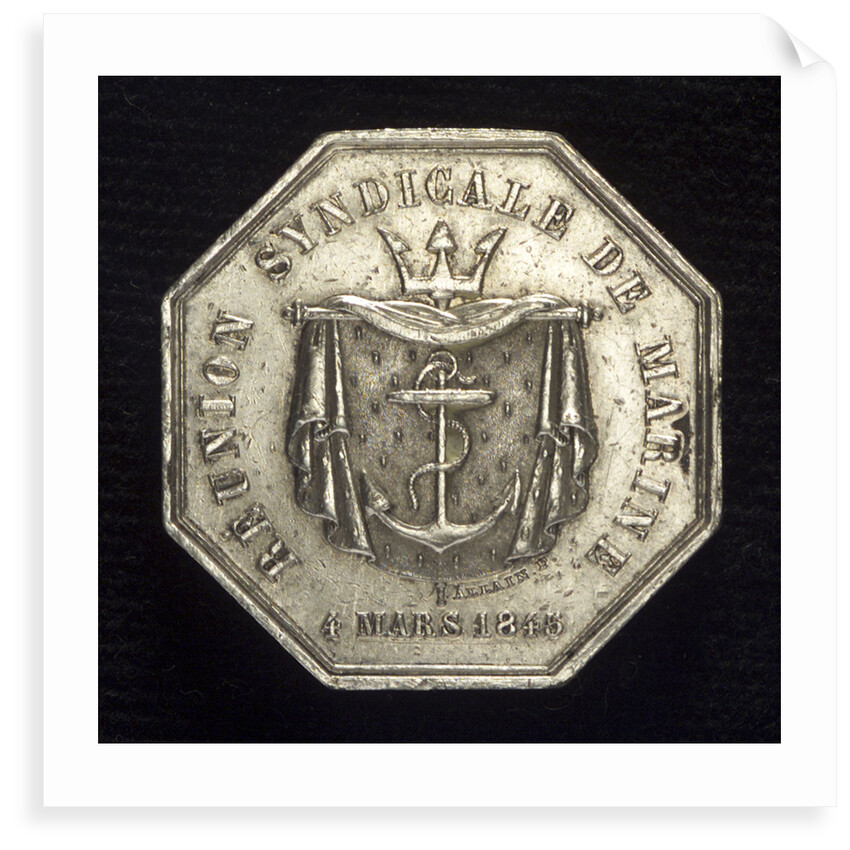 Medal commemorating the Réunion syndicate de Marine by Allain