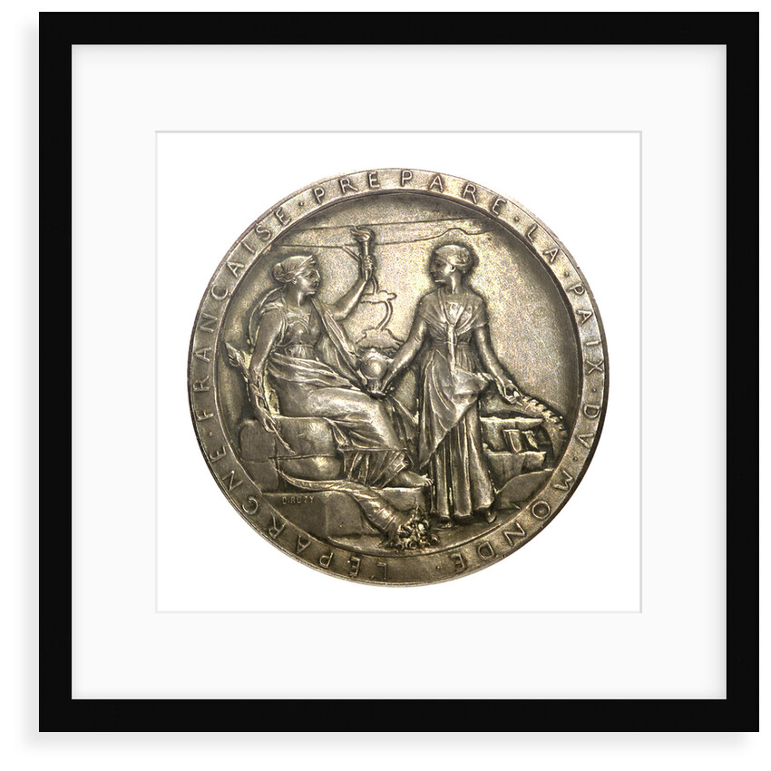 Medal commemorating the opening of the Suez Canal, 1869; obverse by O. Roty