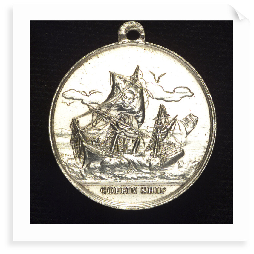 Medal commemorating Samuel Plimsoll (1824-1898) and the coffin-ships; reverse by A. Chevalier
