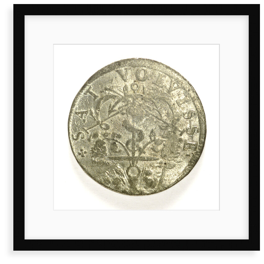 Counter commemorating Admiral Gaspard de Coligny (1516-1572); reverse by unknown