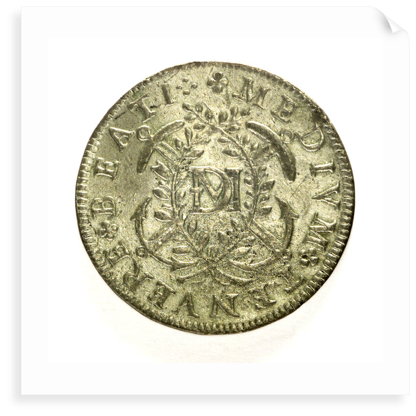 Counter commemorating Vice-Admiral de la Meilleraye, (died 1589); reverse by unknown
