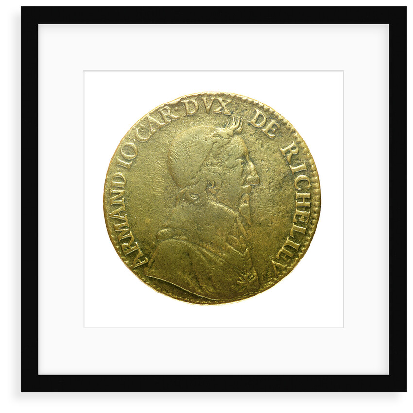 Counter commemorating Cardinal Armand Jean Duplessis, Duc de Richelieu (1585-1642); obverse by unknown