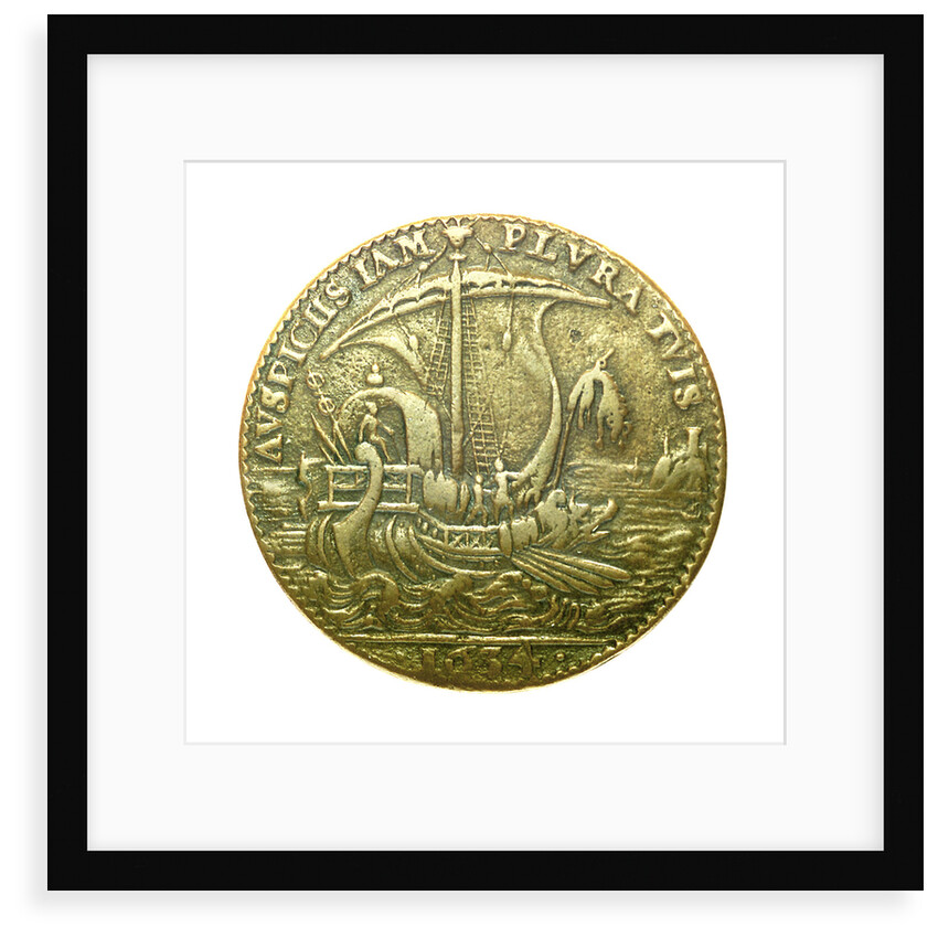 Counter commemorating Cardinal Armand Jean Duplessis, Duc de Richelieu (1585-1642); reverse by unknown