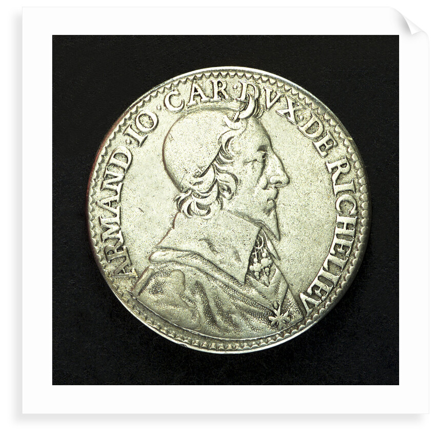 Counter commemorating Cardinal Armand Jean Duplessis, Duc de Richelieu (1585-1642); obverse by unknown