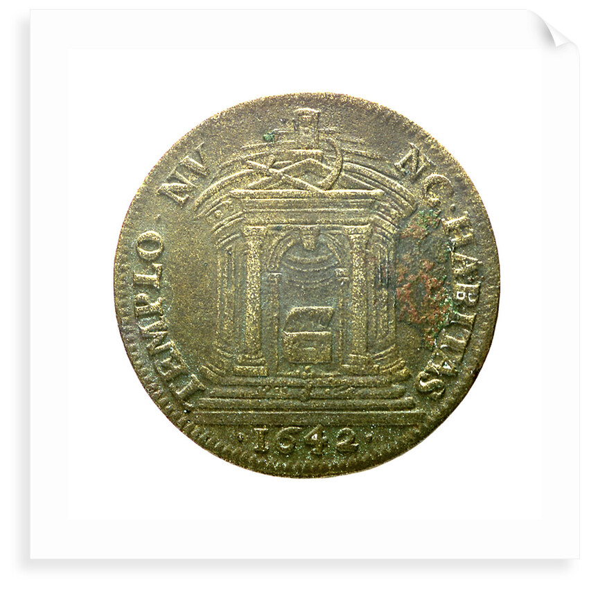 Counter commemorating the death of Cardinal Richelieu, 1642; reverse by unknown