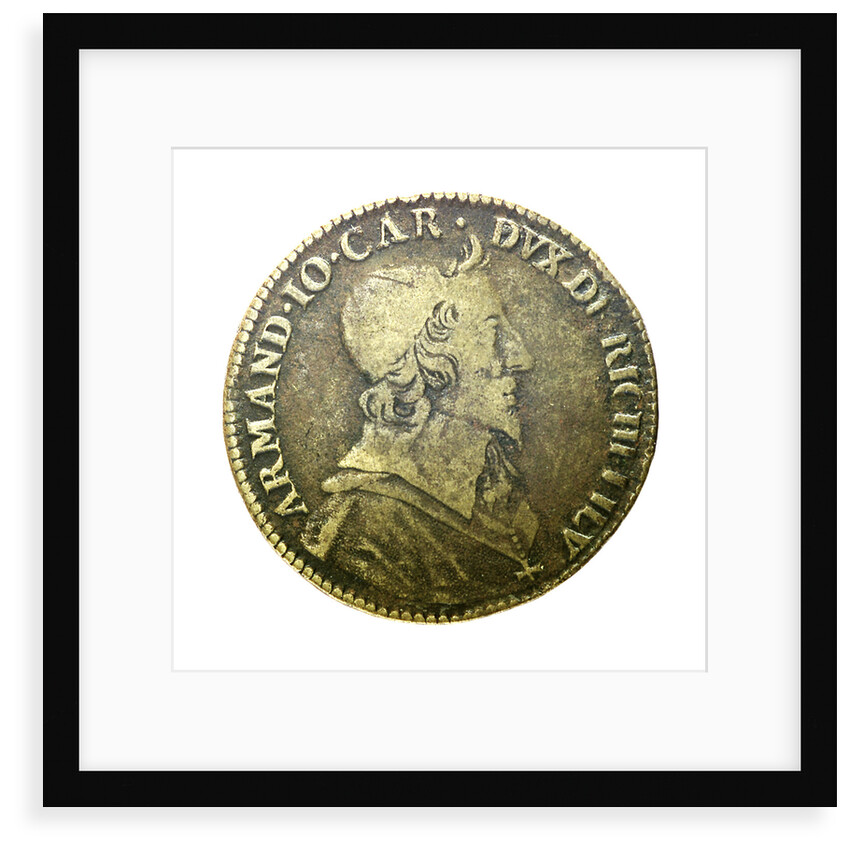 Medal commemorating the death of Cardinal Richelieu, 1642; obverse by unknown