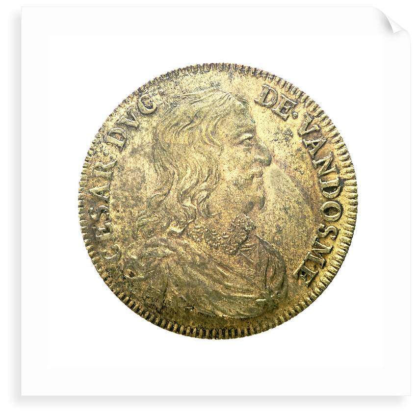 Counter commemorating Admiral César, Duc de Vendôme (1594-1665),  and the capture of Porto Longone [Elba], 1647 by Unknown