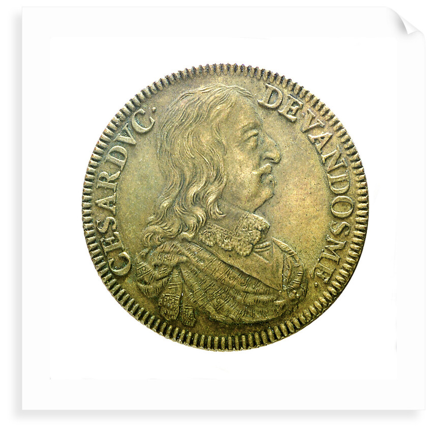 Counter commemorating Admiral César, Duc de Vendôme (1594-1665),  and the capture of Porto Longone [Elba], 1647 by Unknown