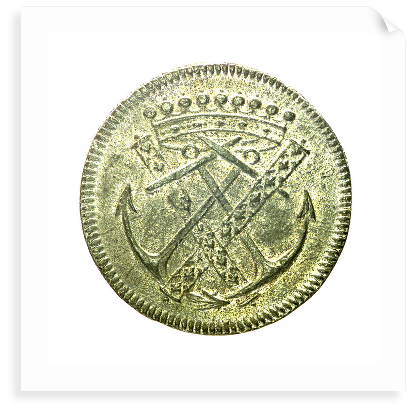 Counter commemorating Admiral Louis Foucault de St Germain (1616-1659); reverse by unknown
