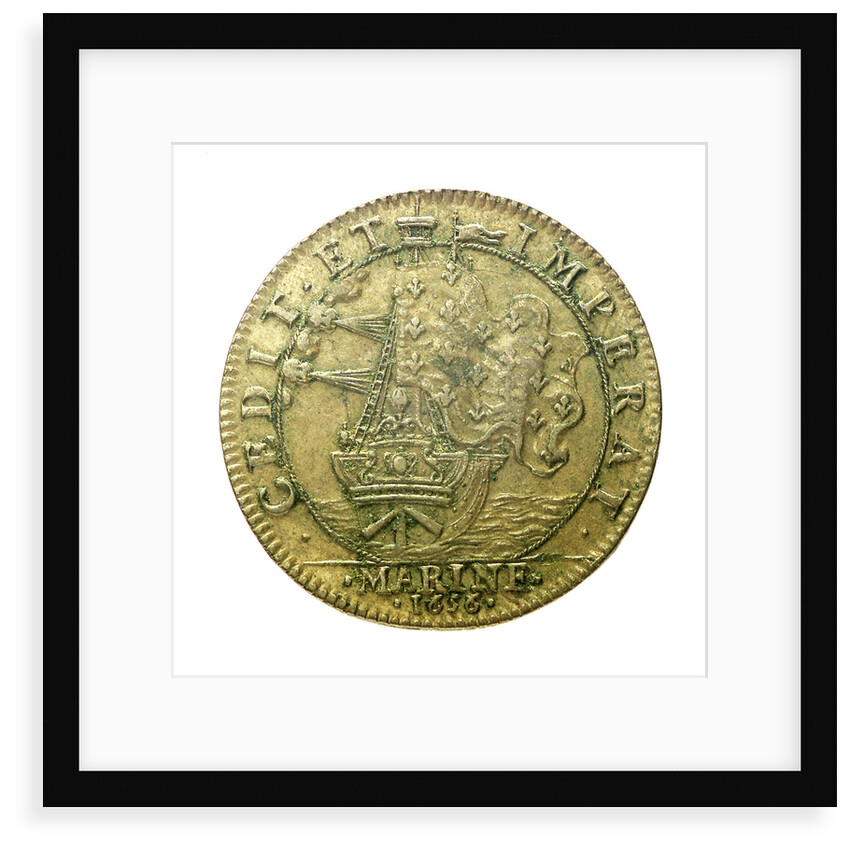 Counter commemorating Admiral César, Duc de Vendôme (1594-1665) and the defeat of the Spanish fleet, 1656 by Unknown