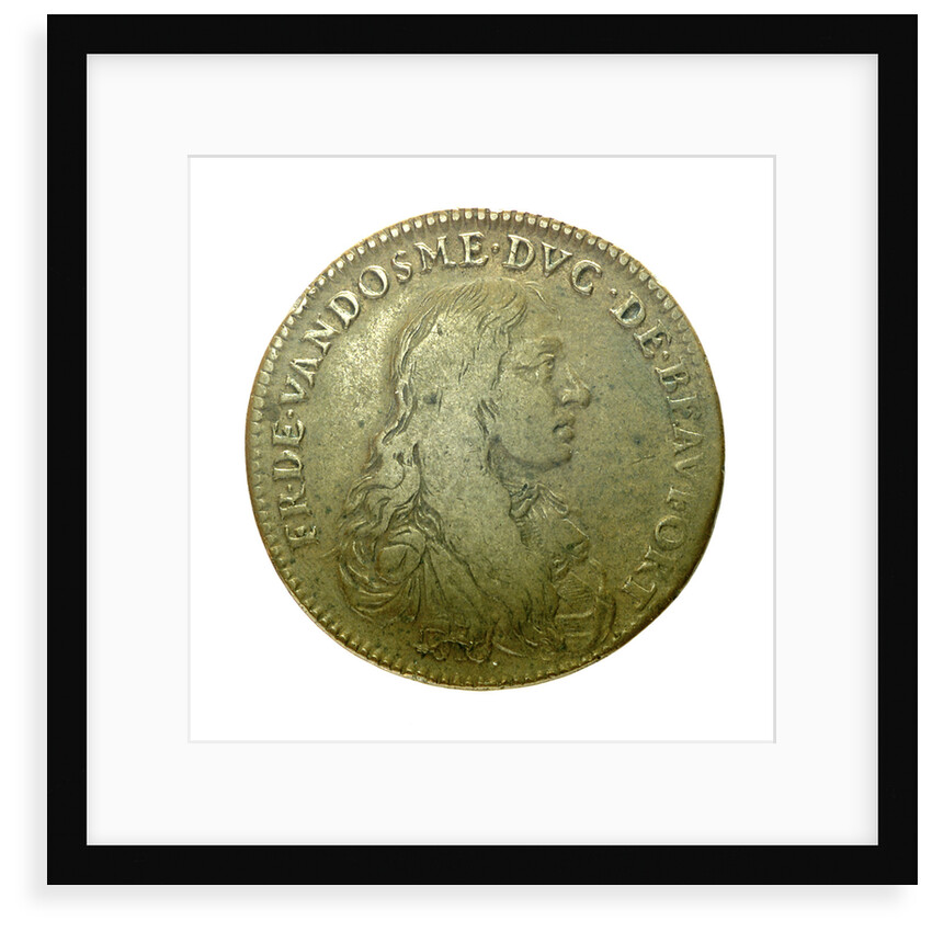Counter commemorating Admiral César, Duc de Vendôme (1594-1665) by unknown