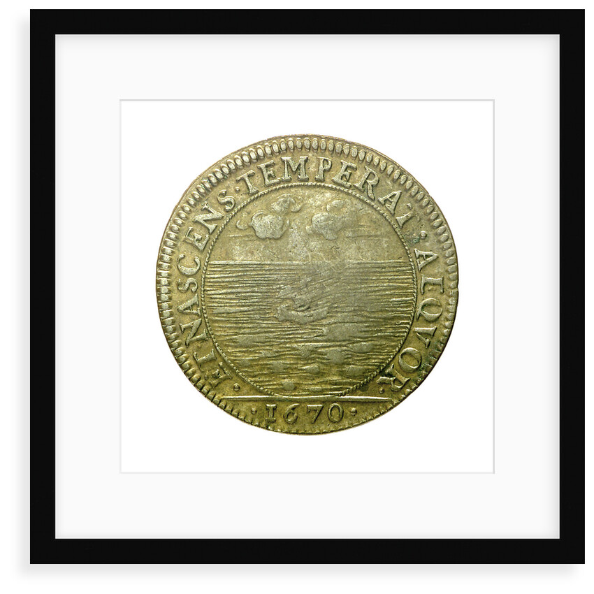 Counter depicting Admiral Louis de Bourbon, Comte de Vermandois (1667-1683)  in childhood; reverse by unknown