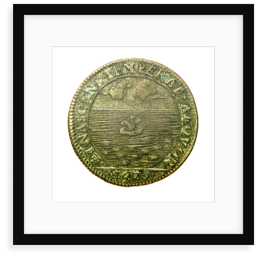 Counter depicting Admiral Louis de Bourbon, Comte de Vermandois (1667-1683) in childhood; reverse by unknown