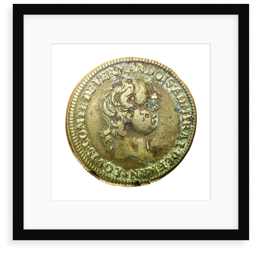 Counter commemorating the French fleet building programme; obverse by unknown
