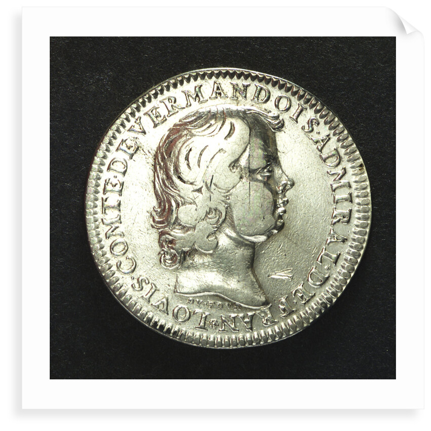 Counter commemorating the Battle of Sole Bay, 1672; obverse by J.B. Dufour