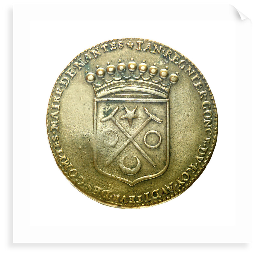 Counter commemorating J. Regnier, King's Equerry, Lord of La Souchais; obverse by unknown
