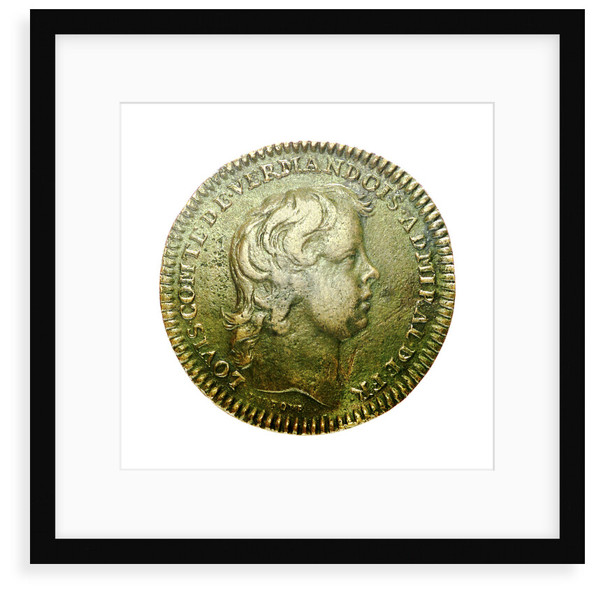 Counter commemorating the war against the Dutch and Spanish fleets; obverse by J.B. Dufour