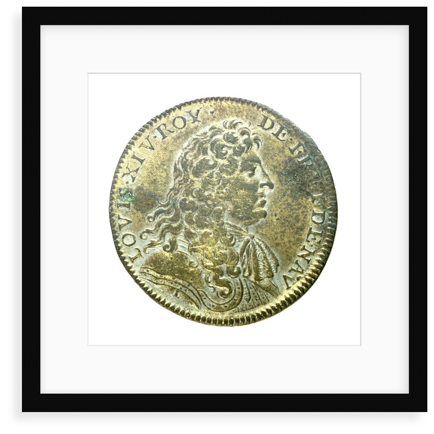 Counter commemorating the defeat of the Spanish fleet, 1676; obverse by Lowenstein