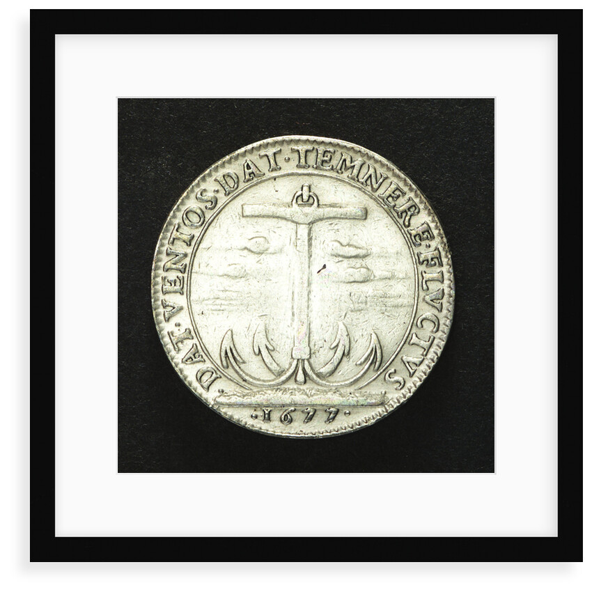Counter commemorating the war against the Dutch and Spanish fleets; reverse by unknown