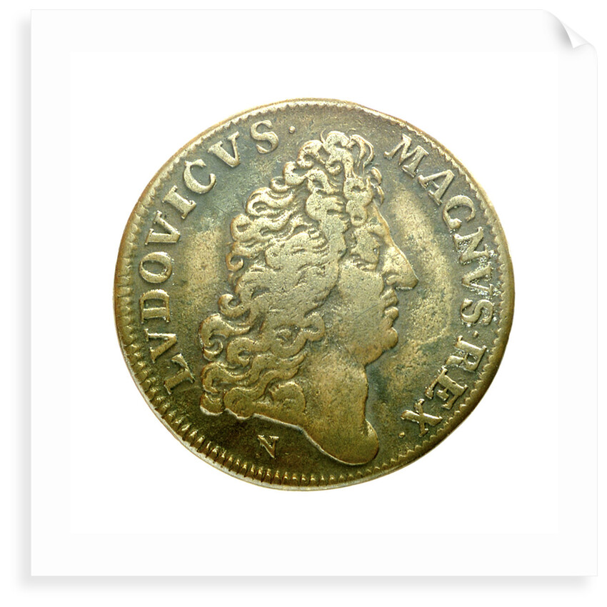 Counter commemorating the capture of Tobago, 1677; obverse by J. Nilis