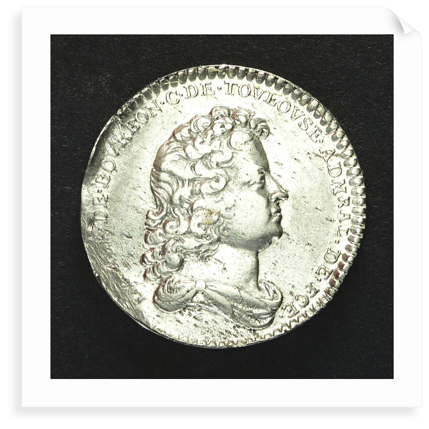 Counter commemorating the action off Beachy Head, 1690; obverse by unknown