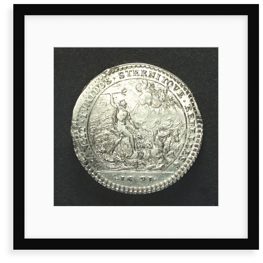 Counter commemorating the action off Beachy Head, 1690; reverse by unknown