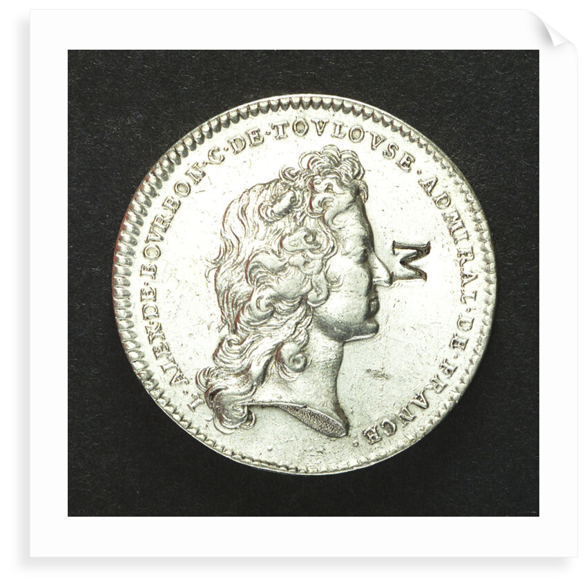Counter commemorating the British attack on Brest, 1695; obverse by Unknown