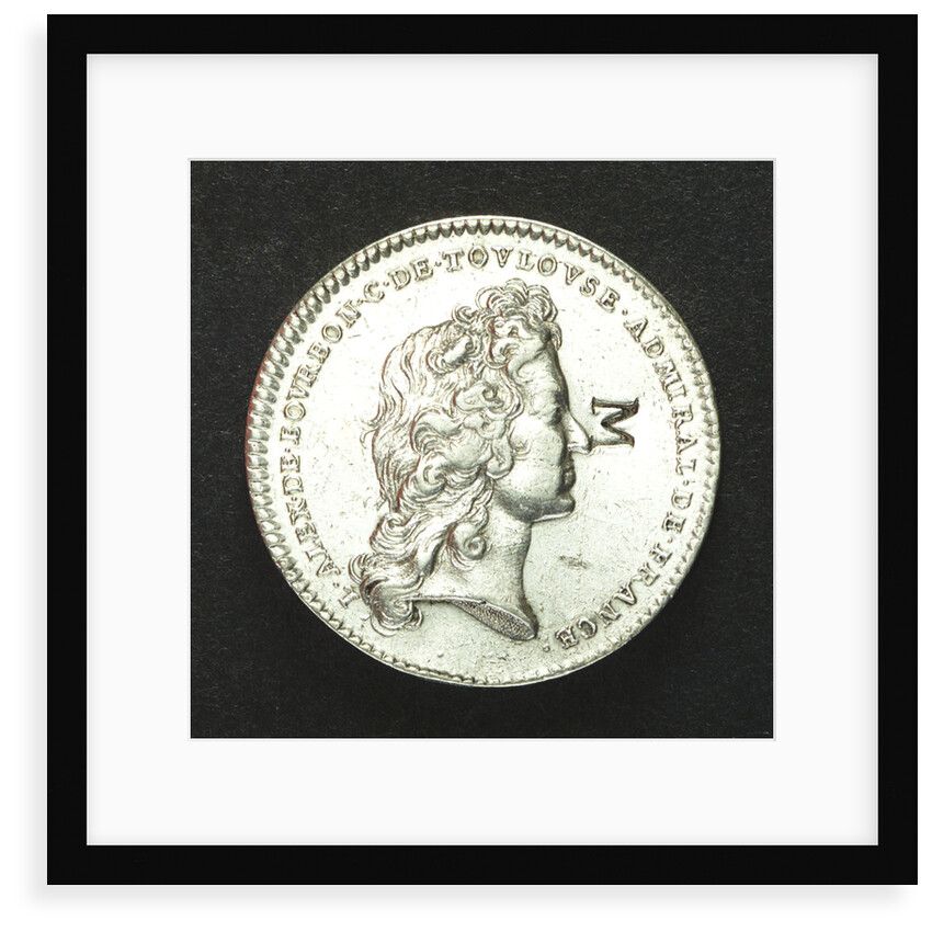 Counter commemorating the British attack on Brest, 1695; obverse by Unknown