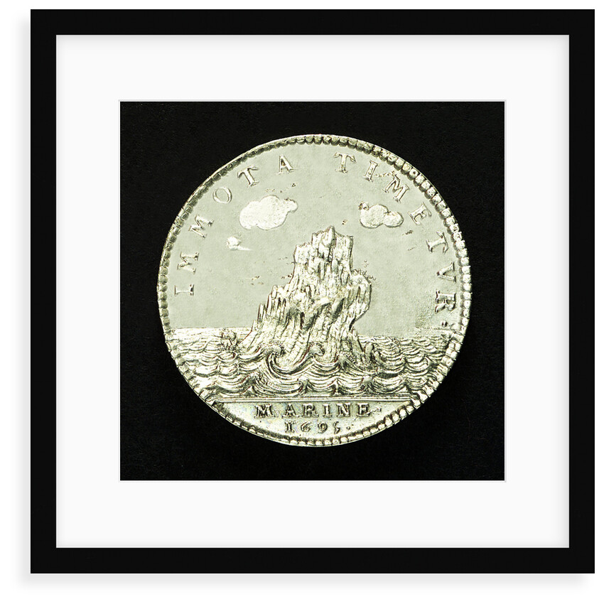 Counter commemorating the British attack on Brest, 1695; reverse by unknown