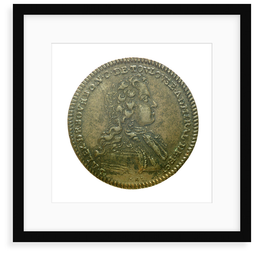 Counter commemorating the British bombardment of St Malo, 1696; obverse by H.