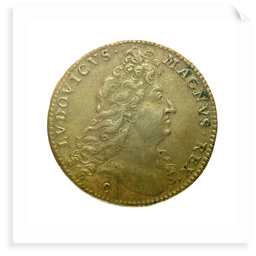Counter commemorating success in Spain; obverse by C.