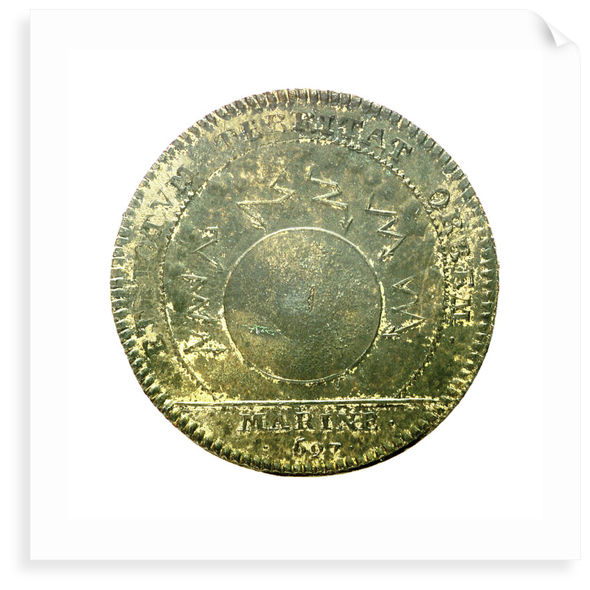Counter commemorating the activity of Admiral J. Bart; reverse by H.