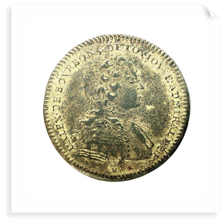 Counter commemorating the capture of Cartagena (Central America), 1697; obverse by H.
