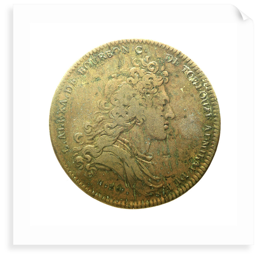 Counter commemorating Admiral Louis Alexandre de Bourbon, Comte de Toulouse (1678-1737); obverse by H. Roussel