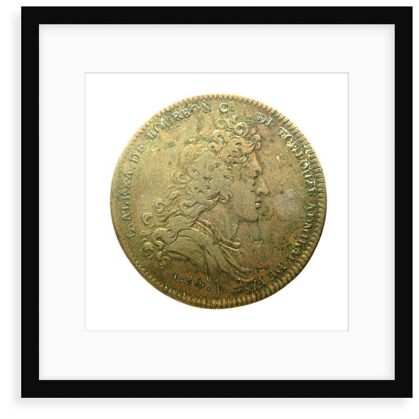 Counter commemorating Admiral Louis Alexandre de Bourbon, Comte de Toulouse (1678-1737); obverse by H. Roussel