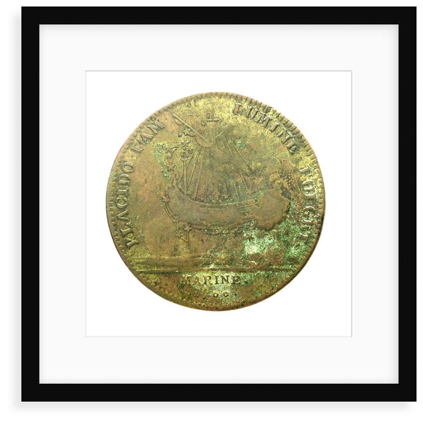 Counter commemorating Admiral Louis Alexandre de Bourbon, Comte de Toulouse (1678-1737); reverse by H. Roussel